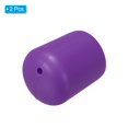 thumbnail image 3 of Unique Bargains 2 Pcs Silicone Fishing Rod Butt Cushion Protector Cap, Small, Purple, 3 of 7
