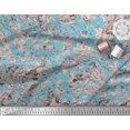 thumbnail image 2 of Soimoi Poly Georgette Fabric Marble Stone Texture Fabric Prints By Yard 42 Inch Wide, 2 of 3