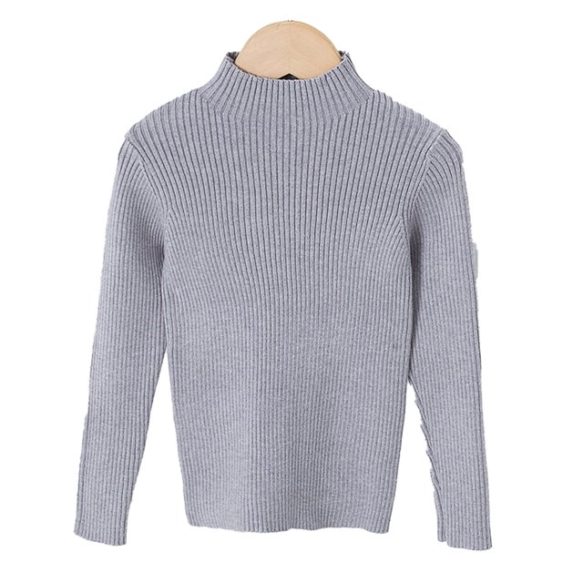 YTDSCS 2-13T Girls Boys Knit Sweaters Toddler Soft Long Sleeve Pullover Tops Kids Spring Fall Solid Color Jumper