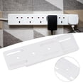 thumbnail image 3 of Bgsha Reusable Socket Holder ABS Wall-Mount Self-Adhesiv Power Strip Holder Plug & Extension Organiser Fixed Power Strips Wall, 3 of 10