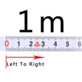 thumbnail image 4 of GROWTH TANK 1M Miter Saw Track Tape Measure Self Adhesive Steel Backing Metric Ruler L-R sinistra a destra (0-100 cm), 4 of 9