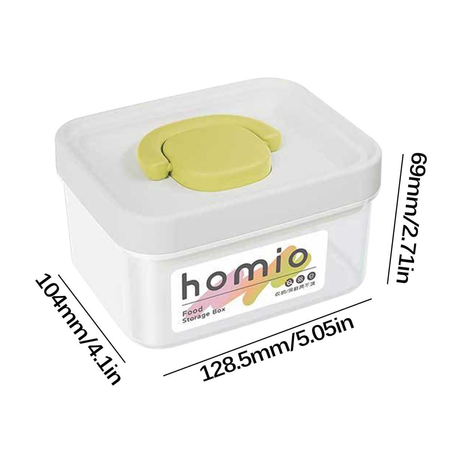 Food Storage Containers Grain and Other Grain Sealed Containers, Food Grade Plastic Storage Tanks, Transparent Stackable Kitchen Dry Goods Preservation Boxes Airtight Food Storage Containers