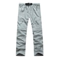 thumbnail image 2 of cllios Liquidation d'Entrepôt Pantalons de Randonnée pour Hommes Été Séchage Rapide Extérieur Minces Pantalons Imperméables Détachables Pantalons, 2 of 4