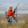 thumbnail image 4 of Goplus 360° Swivel Hunting Chair with Mesh Cup Holder & Storage Pockets Cozy Backrest Camo, 4 of 10