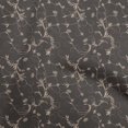 thumbnail image 1 of oneOone Polyester Spandex Dark Brown Fabric Asian Scroll Sewing Material Print Fabric By The Yard 56 Inch Wide, 1 of 4