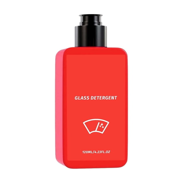 Ohufall 120ml Car Glass Cleaner Cream Windshield Cleaner Window Degreasing Film Remover