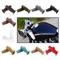 thumbnail image 2 of Pair Universal Motorcycle HandleBar Hand Grip Retro Handlebar Black Sleeves 25mm Motorcycle 22 24MM, 2 of 9
