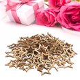 thumbnail image 1 of Star Shape Wooden Pieces, Wooden Hollow Star Decor Beautiful Outstanding Texture Exquisite  for Office, 1 of 7