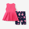 thumbnail image 5 of PatPat Sweet Girls 2pcs Plants and Floral Polyester/Cotton Set, 5 of 5