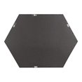 thumbnail image 5 of Kate and Laurel Rhodes Modern Hexagon Wall Mirror, 24" x 36", Gold, Chic Geometric Wall Mirror, 5 of 5