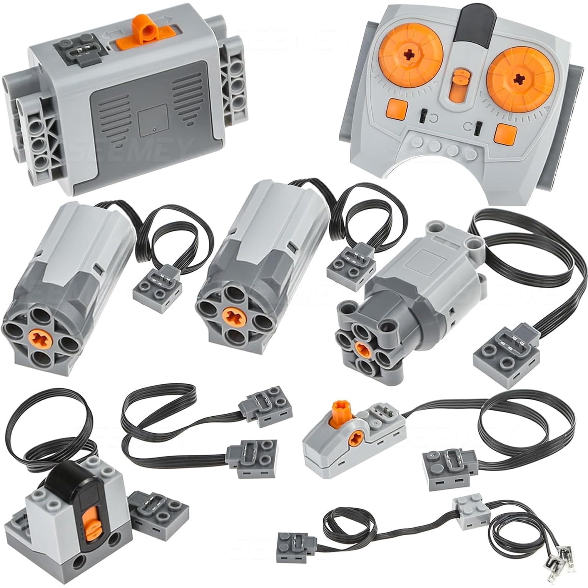 Servo Motor Function Télécommande et batterie (rechargeable), 8 pièces, moteur Lego, technologie Power Functions Lego, compatible avec train technique Servo Motor Function Télécommande et batterie (rechargeable), 8 pièces, moteur Lego, technologie Power Functions Lego, compatible avec train technique