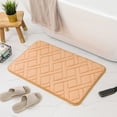 thumbnail image 4 of TopLLC Bathroom Rugs, Home Bathroom Absorbent Floor Mat Is Machine Washable Soft Comfortable And Quickly Absorbs Water Ensuring Stable And Non Slip Bathroom Floor Mat Chenille floor mats, 4 of 6