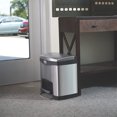 thumbnail image 3 of Rubbermaid Slim Jim 4 Gallon Stainless Steel Front Step On Wastebasket, White, 3 of 4