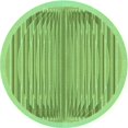 thumbnail image 1 of Ahgly Company Tapis d'Intérieur Ronds Lavables à la Machine, Style Transitionnel, Vert Pomme Vert, Tapis de Zone, 3 Pieds Rond, 1 of 7