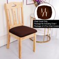 thumbnail image 2 of Unique Bargains 4 Pcs Stretch Velvet Chair Seat Slipcover Removable Washable Covers Protectors for Dining Room, 2 of 8
