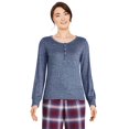 thumbnail image 1 of George Women's Long Sleeve Henley Top, 1 of 6