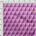 thumbnail image 3 of oneOone Rayon Fuschia Pink Fabric Geometric Fabric For Sewing Printed Craft Fabric By The Yard 56 Inch Wide, 3 of 4