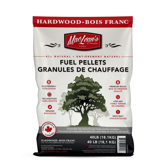 Hardwood Heating Fuel Pellets, Large Bag, MacLean's.