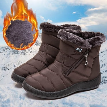 RKSTN Boots for Women Cotton Shoes Set Foot Waterproof Short Boots To Keep Warm XL Snow BootsWarm Winter Shoes