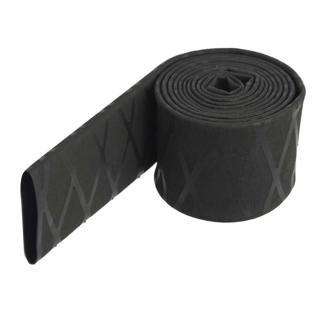 Rubber Shrink Fishing Rod Handle - Black 1mx0.25cm, as described