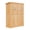 Natural Wood, variant on Outsunny 4'x1.5' Wooden Garden Storage Shed w/ Windows, Grey