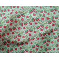 thumbnail image 4 of oneOone Silk Tabby Fabric Leaves & Floral Block Print Fabric BTY 42 Inch Wide, 4 of 4
