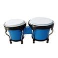 thumbnail image 4 of African percussion bongo drum set, percussion instruments, early educational for Blue, 4 of 7