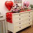 thumbnail image 4 of Boovnll Valentines Day Table Runner, 13x91" Valentine's Day Printing Table Runner, Valentines Table Runner for Holiday Kitchen Dining Table, Party Decor, Valentines Day Decorations, 4 of 5