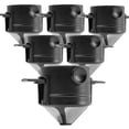 thumbnail image 1 of 5/10/15Pcs Stainless Steel Coffee Filters  Foldable Coffee Funnel Dripper  Free of Filter Paper Reusable Pour Over Coffee Filters, 1 of 7