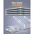 thumbnail image 3 of Support d'Ordinateur Portable Réglable pour Bureau, Rehausseur d'Ordinateur Portable Portable, Support d'Ordinateur Portable en Aluminium Pliable, Ordinateur Ergonomique, 3 of 5