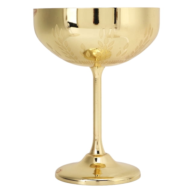 Calice à Champagne en Métal Calice en Métal Calice à Champagne Calice à Vin Rouge Calice à Vin en Métal Verre à Champagne en Métal Calice en Acier Inoxydable 304 Gravé Bar Fête Coupe à Vin Rouge Décorative