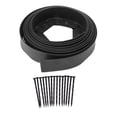 thumbnail image 2 of Landscape Edging Kit, 16.4ft No Dig Yard Edging Kit for Landscaping, No Dig Landscape Edging, PE Material Lawn Edging Include 30 Spikes, Fit for Landscaping and Flower Gardens, 2 of 8