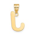 thumbnail image 3 of Diamond2Deal 14K Yellow Gold Bubble Letter J Initial Pendant for Women, 3 of 5