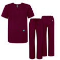 thumbnail image 1 of Adar Mens Medical Scrubs Set Medical Uniforms - Roomy Fit (30 Colors), 1 of 7