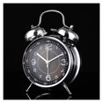 thumbnail image 1 of 4 inches Twin Bell Alarm Clock, Loud Alarm Clock with Backlight for Bedroom, Battery Operated, 1 of 6