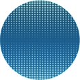 thumbnail image 1 of Ahgly Company Tapis d'Intérieur Ronds Transitionnels Bleus Lavables à la Machine, 7 Pieds Rond, 1 of 7