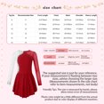 thumbnail image 5 of Ocealan Robe de Danse Ballet pour Filles Enfants avec Strass, Robe de Gymnastique, Patinage Artistique, Justaucorps de Danse Ballet Noir 10, 5 of 5