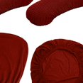thumbnail image 4 of Maoww Housse Extensible pour Chaise de Bureau pour Chaise d'Étude Chaise de Jeu Fauteuil Rouge, 4 of 9
