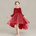 thumbnail image 2 of WEAIXIMIUNG Jolies Robes d'Été pour Filles 7-8 Tout-Petits Enfants Filles Jolies Paillettes Scintillantes Robe de Fête Carnaval Robe Formelle, 2 of 5