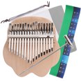 thumbnail image 3 of 1 Ensemble Petit Kalimba 17 Touches Instrument de Musique pour Débutant Portable Kalimba, 3 of 8