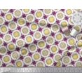 thumbnail image 3 of Soimoi Polyester Crepe Fabric Geometric & Flower Artistic Printed Craft Fabric by The Yard 42 Inch Wide, 3 of 3