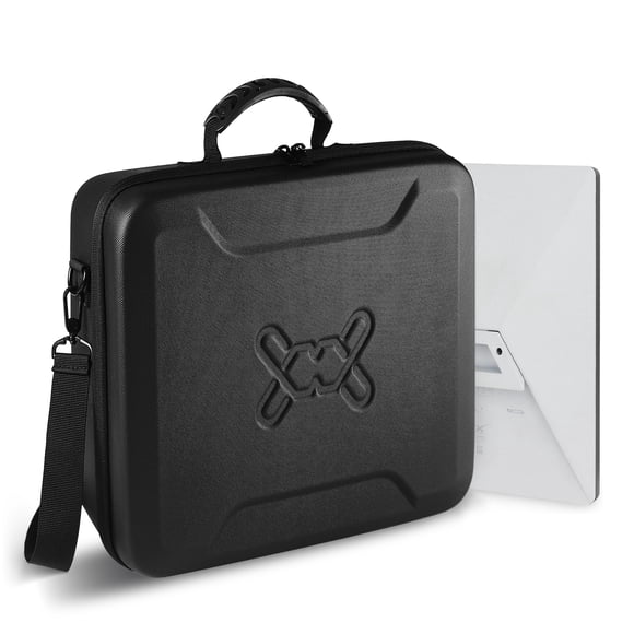 Mwin Star Link Mini Starlink Mini Étui - Étui de Transport Léger, Housse de Protection Résistante aux Éclaboussures et aux Chocs en EVA avec Bandoulière, Sac Rigide Portable pour Voyage en Plein Air et Camping, Noir