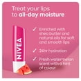 thumbnail image 2 of NIVEA Watermelon 24H Moisture Lip Balm, 2 x 4.8g pack, 2 of 9