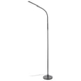 thumbnail image 1 of Mainstays Modern LED Floor Lamp, Matte Black, 4 Brightness & 4 CCT Settings, 1 of 8