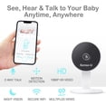 thumbnail image 2 of Sense-U Video Baby Monitor with 1080P HD Wi-Fi Camera and Background Audio, Night Vision, 2-Way Talk and Motion Detection - Compatible with Smartphones, 2 of 9
