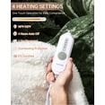 thumbnail image 4 of GARVEE Electric Heated Throw Blanket,50"x60" Velvet Soft Fast Heating Blankets,Over-Heat Protection,Green, 4 of 9