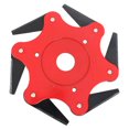 thumbnail image 1 of Steel Cutter Head Steel Trimmer Head 6 Teeth Sturdy Grass Trimmer Blade Durable Steel Razor Trimmer Head Flexible Professional Blade Easy Cutting for Lawn Weeding Garden�?reen�?, 1 of 8