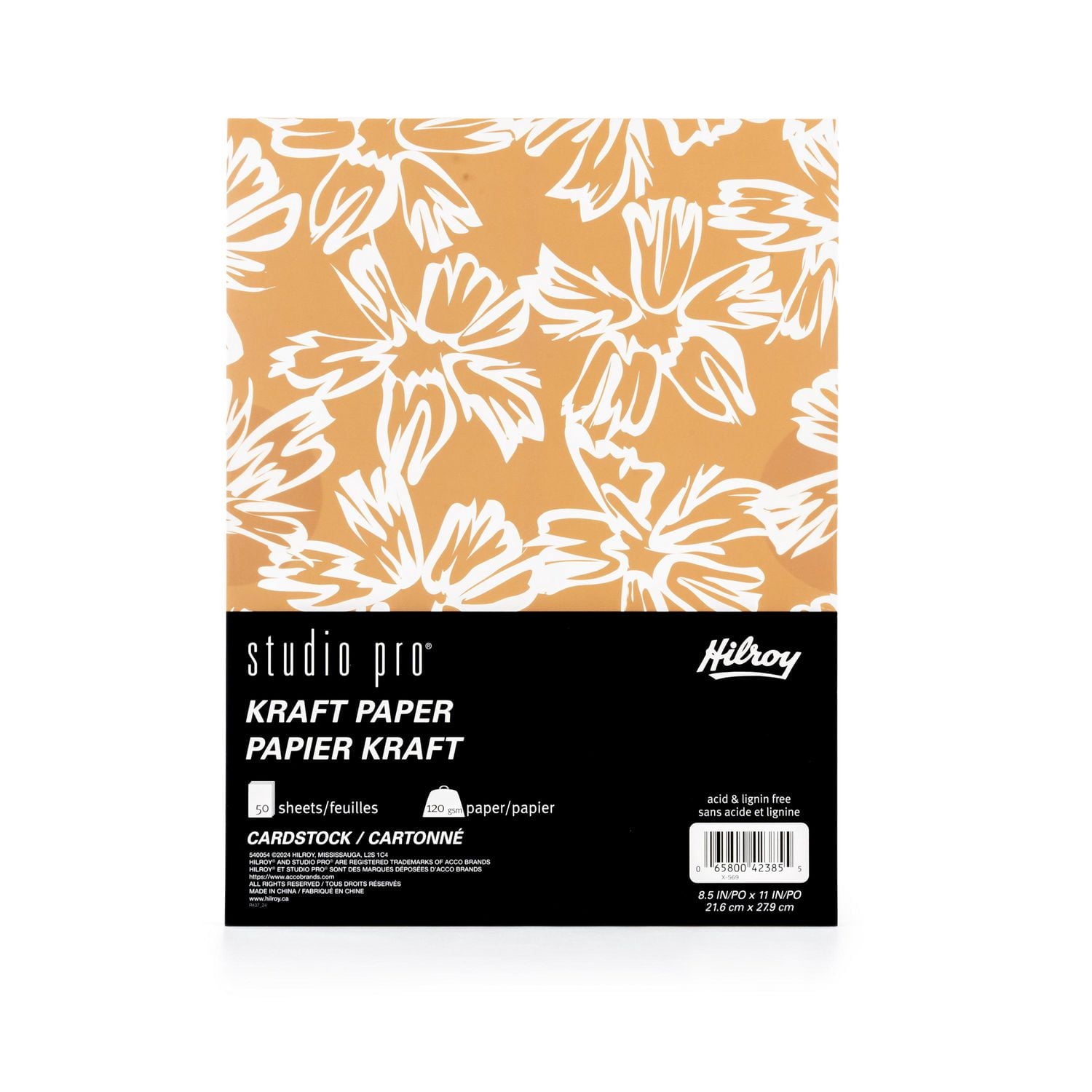 Papier cartonné kraft Hilroy® Studio Pro® 8,5 x 11, 50 un