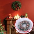 thumbnail image 4 of Birdeem Sac de Rangement Transparent Simple Face 24 Po pour Couronne de Noël et Bagues de Noël en Pvc, 4 of 6