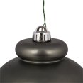 thumbnail image 3 of Vickerman N150687DMV 14 Po. Finial Mat Étain Percé Ornement de Noël, 3 of 3